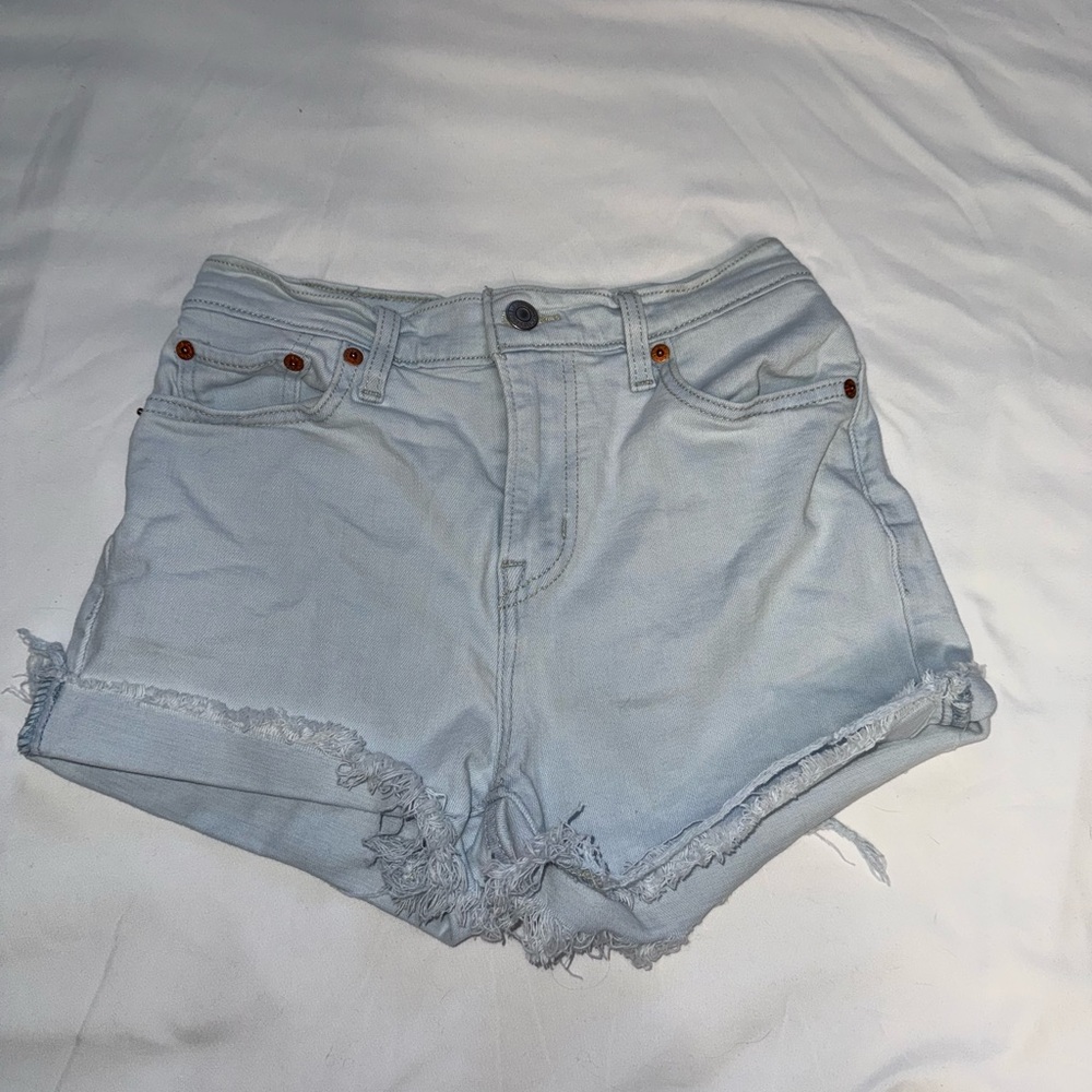 Light Blue Denim Women's Shorts